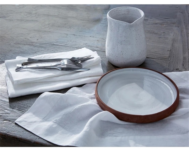 Pure linen napkin fabric, your table is the most stylish