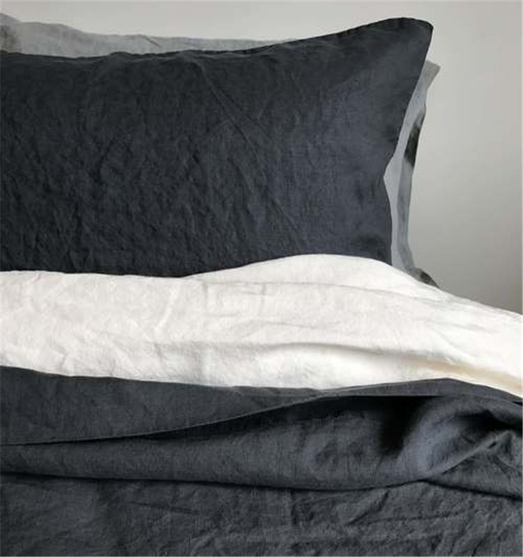comfortable breathable wholesale100% linen bed sheet
