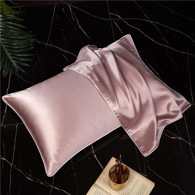 Custom logo 100 Percent Double Sided Mulberry Silk Pillow Case With Full Size